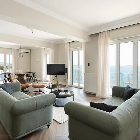 Primavera Seafront Apt By Halu! Next To White Tower Thessaloniki Exterior photo