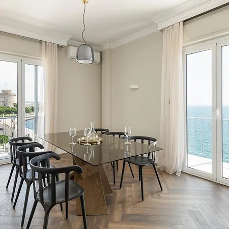 Primavera Seafront Apt By Halu! Next To White Tower Thessaloniki Exterior photo